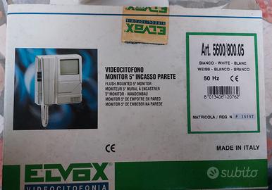videocitofono Elvox  art 5600/800.05
