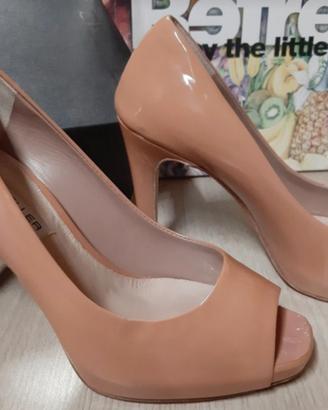 Scarpe The Seller vernice rosa tacco 10 cm