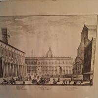 Stampa Piazza Maggiore di Bologna