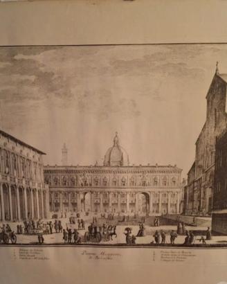 Stampa Piazza Maggiore di Bologna