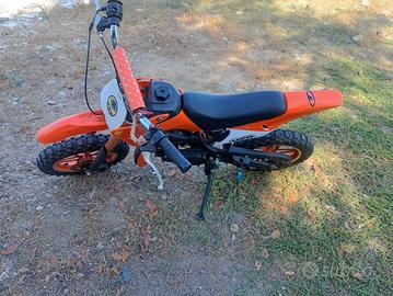 Minicross / Pit Bike da cross + casco UFO + guanti