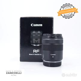 Canon RF 85 F/2 Macro IS STM Usato (F1205)