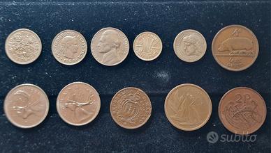 lotto monete europee non comuni 