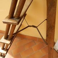 Scala in legno pieghevole anni 40