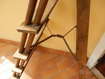 Scala in legno pieghevole anni 40