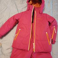 Tuta da sci per bambina 3-4 anni