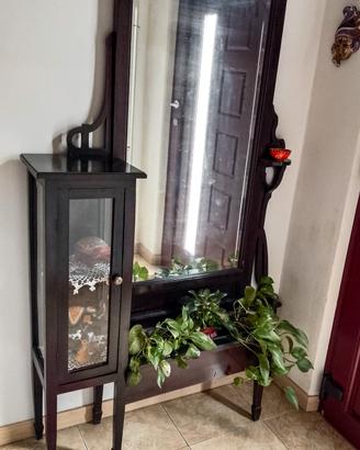 mobile ingresso specchiera vintage stile liberty