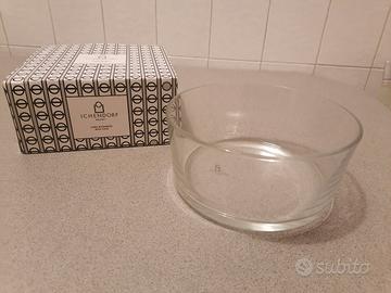 Ichendorf Milano vaso coppa trasparente 18 x 8,2cm