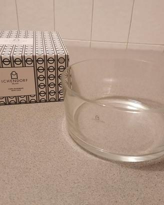 Ichendorf Milano vaso coppa trasparente 18 x 8,2cm