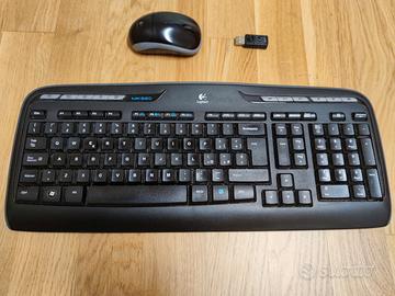 Logitech Mk320 Tastiera Wireless Desktop E Mouse C