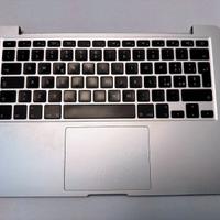 Top case alluminio con tastiera e trackpad MacBook