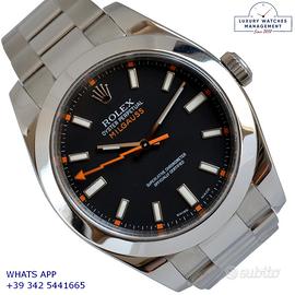 ROLEX Milgauss 116400 Black Chromalight Full Set