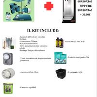 Kit hps 250w + grow box SIGILLATO