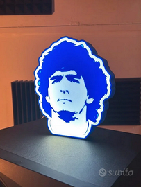Lampada led maradona napoli