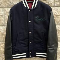 Giacca gucci Varsity in lana e pelle originale