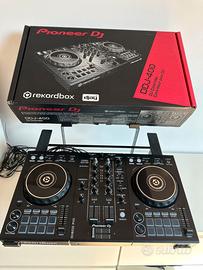 Pioneer DJ DDJ-400 Controller DJ a 2 canali+stand