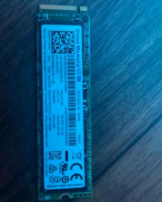 SSD Nvme PCIe Gen3 - 256GB