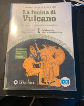 libro d storia La fucina di vulcano 1