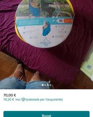 copri seggiolino bici