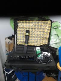 IMPIANTO CASSE MONTARBO E MICROFONO SENNYZER