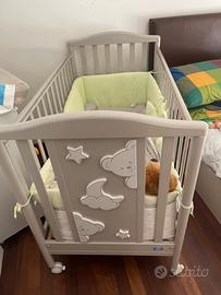 Lettino Pali per bambino con materasso incluso