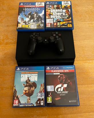 Ps4 con 4 giochi