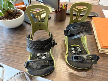 Attacchi snowboard union flite pro olive green