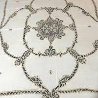 Copriletto seta e tombolo