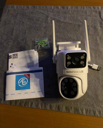 Telecamera si sorveglianza doppia  camera