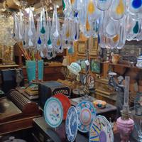 lampadario in vetro di murano 1960