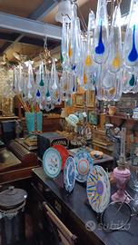 lampadario in vetro di murano 1960