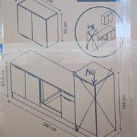 💥Nuova(in scatola) da montare, cucina lineare 180