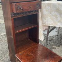 Inginocchiatoio da camera antico 