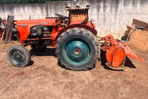 Trattore d'època SAME D.A 30 diesel con fresa