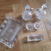 Servizio vintage in cristallo di bohemia anni 60