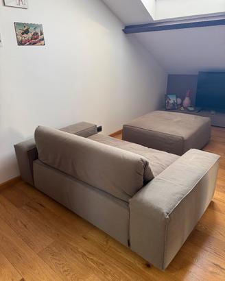 Divano modulare Desirée + pouf – design moderno Ma