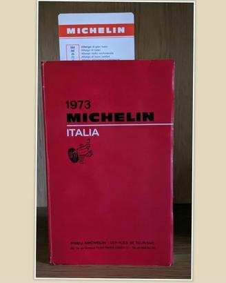Guida MICHELIN ITALIA 1973 rossa
