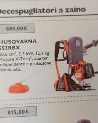 Husqvarna rbx a zaino 