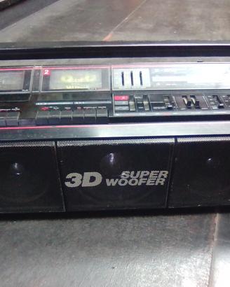 Radioregistratore a cassette Stereo portatile