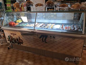 Banco refrigerato per gelati