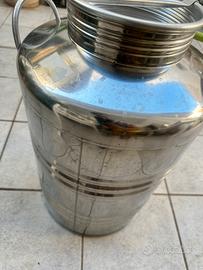 Contenitore Olio Acciaio Inox 50l