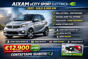 Aixam eCity Sport Elettrica 2022 - 8.000 Km -