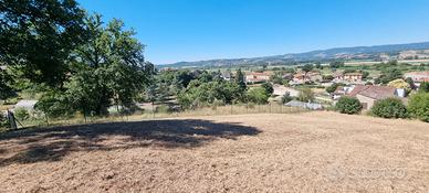 Terreno edificabile panoramico con bosco