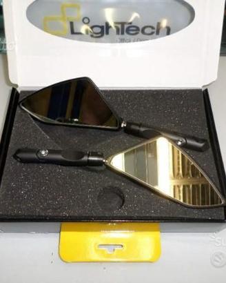 Coppia specchi lightech alluminio tmax 500 530 560