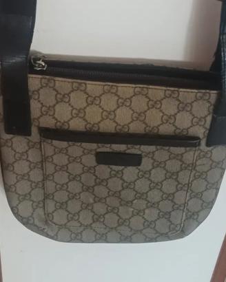 Borsa Tracolla Gucci Messenger GG Vintage.