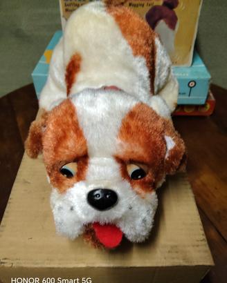 Sniffing bulldog vintage 1960 a batterie 