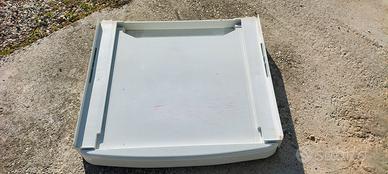 Pedana base impilare lavatrice con asciugatrice 