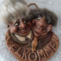 troll norvegese da appendere alla parete , 