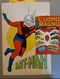 L'UOMO RAGNO 25 Corno 1971 con MANIFESTO ANTMAN