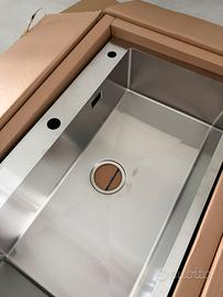 Lavabo cucina vasca unica acciaio inox